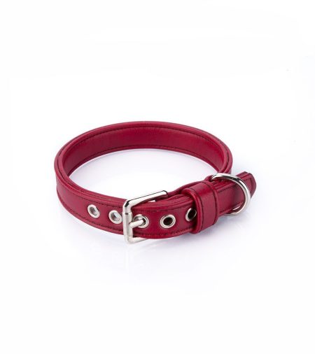 collar vegan cher rojo