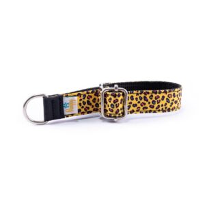 Collar Perro Pequeño Piccolo Leopardo Amarillo