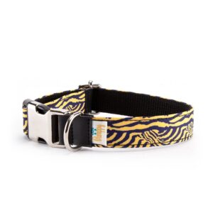Collar Perro Funny Cebra Amarilla
